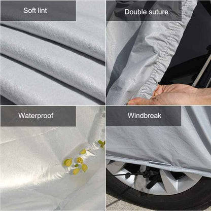 Car accessories universal car cover waterproof windproof sunscreen all weather protection scratch resistant PEVA with cotton