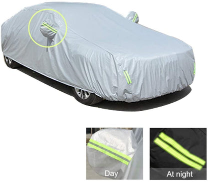 Car accessories universal car cover waterproof windproof sunscreen all weather protection scratch resistant PEVA with cotton