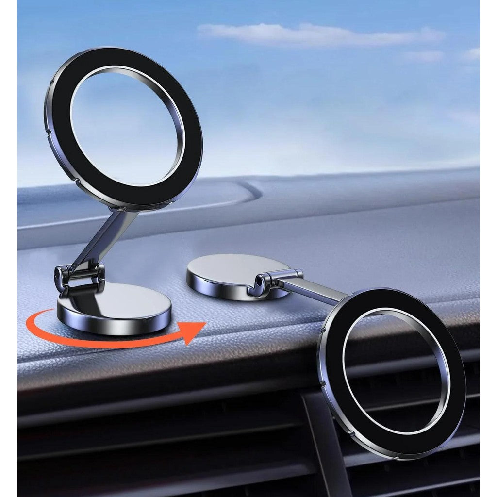 1080 Magsafe Car Phone Holder For iPhone 14 15 16 Android In Car Accesiories Mobile Cellphone Holders Support For Tesla Mount